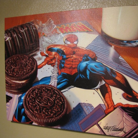 Spiderman Super Hero Art Comics Sign Photorealism - Picture 2 of 5
